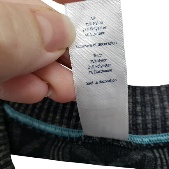 Ivivva Lululemon Girls Glacier Air Gray Textured Long Sleeve Top Thumb Holes 8 - Picture 4 of 10